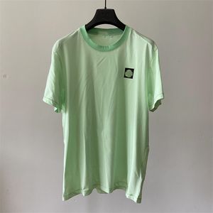 10lightgreen SSI lettre broderie patch logo t-shirts décontracté coton hommes t-shirts extérieur mâle hauts haute qualité taille M-XXL noir blanc