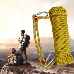 10m 20m 1012mm de diamètre cordon haute résistance sécurité corde d'escalade accessoires de randonnée équipement de camping outils d'évasion de survie 240106