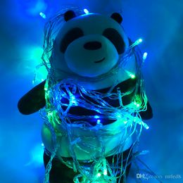 10 m/20 M/30 M/50 M/60 m 100-600 LED guirlandes lumineuses décor de noël lumières rouge/bleu/blanc/coloré lumières de mariage lumière scintillante