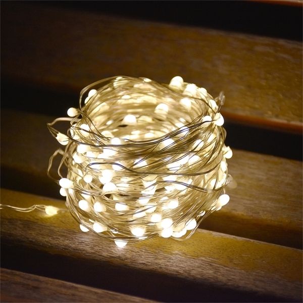 10M 20M LED Lumières de Noël 2835SMD Guirlande Ultra Lumineux 220V Décoration de Guirlande Lumineuse Extérieure pour Mariage, Jardin, Patio, Carré, Y201020