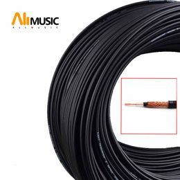 10 M 4mm Diameter Gitaarkabel PVC-kabel Dual Core Low Noise Guitar Cable Black