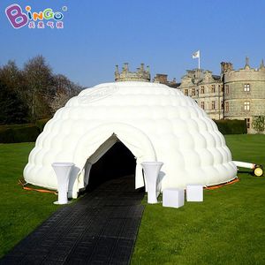 10m dia (33ft) gonflable igloo dome tente show show tente souffle marquee pour la fête de décoration événementielle sports