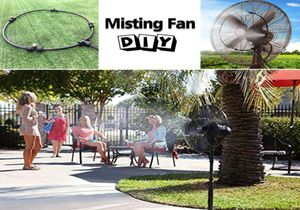 10m Outdoor Misting Misters Koelsysteem 333ft Misting Line voor patio ventilator Garden Greenhouse Garden Patio Waterrigatie irrigatie18439999