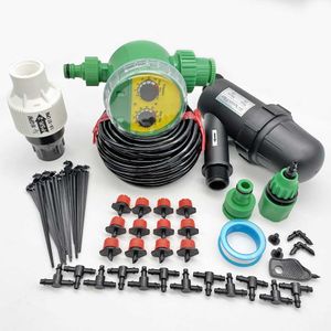 Système d'arrosage de jardin intelligent 10M Système d'irrigation goutte à goutte automatique Système d'arrosage des plantes Mirco Drip 10M Kits d'arrosage 210610