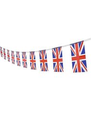 10m Union Jack Bunting Pendant Flags British Banner Fabric Decoration Flag pour anniversaire Mariage Party National Day Celebration BFU8229356