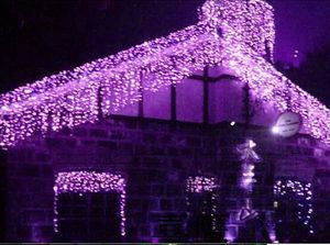 Gratis Verzending10m x 1m 448 LED Outdoor Gordijn String Light Christmas Xmas Party Fairy Wedding LED Gordijn Licht 220 V 110V US AU EU UK Britse Plug