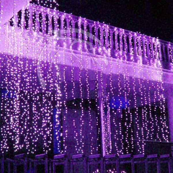 Rideau allume les lumières de Noël 10 * 3m 10 * 4m 10 * 5m LED Twinkle Lighting x String String Fairy Wedding Curtain background Party Christmas Strips