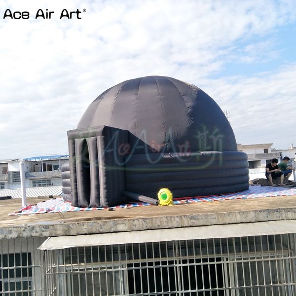 10 mD (33 pieds) avec ventilateur en gros dôme de planétarium gonflable de haute qualité prix projecteur dôme de cinéma d'air avec double couche 300D Oxford