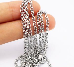 10 meter in bulk sieraden maken meter gladde rolo-ketting roestvrij staal zilver 1,8/3/4,5 schakelketting van sieraden bevindingen ambacht