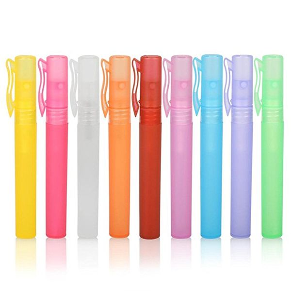 10 ml 1/3 oz Mini stylo portable Bouteille de parfum Vaporisateur échantillon petits conteneurs vides parfums atomiseur bouteilles rechargeables en plastique