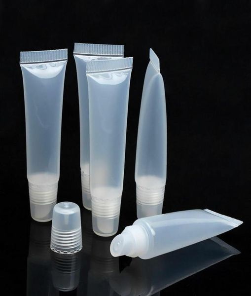 10 ml 15 ml 20 ml vide brillant à lèvres tuyau de plomberie tube de baume à lèvres presser bouteille conteneur en plastique tube brillant à lèvres tube cosmétique conteneur2657073