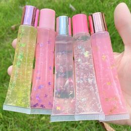 10 ml 15 ml 20 ml Tubes de brillant à lèvres vides Rénits à lèvres Revillable Soft Clear Squezze Tube pour baume à lèvres bricolage Cosmetic Oqago