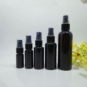 Bouteilles de pulvérisation en PET de 10ml 20ml 30ml 50ml 100ml, flacons de parfum à brume noire, bouteille d'atomiseur vide, Mini récipient d'échantillon de bricolage F1002 Xempa Kfgas