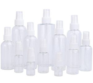 10ml 20ml 30ml 50ml 60ml 100ml de plástico recargable Fine Mist Bottle Bottle Magno Up Clear Vacle Spray Botellas cosméticas Contrease8173967