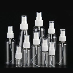 10 ml 20 ml 30 ml 50 ml 60 ml 80 ml 100 ml 120 ml 200 ml clair vide fine brume plastique mini bouteille de voyage, petit récipient liquide rechargeable Njpu