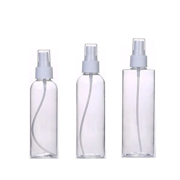 10 ml 20 ml 30 ml 50 ml 60 ml 80 ml 100 ml Perfume transparente de viaje Botella vacía con pulverizador recargable Botellas de plástico reutilizables outlet de fábrica