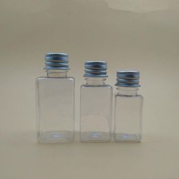 10ml 20ml 30ml aluminium dop Vierkante fles, bloemenwaterflessen, hervulbare flessen,kleine plastic flessen F1253 Bvogj
