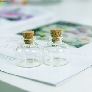 10 ml 30 * 30 * 10 mm Mini bouteilles en verre en liège vides mignons pots transparents flacons 80 pcs/lot vente en gros livraison gratuite de haute qualité