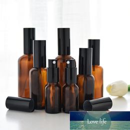 10 ml 30 ml 50 ml bouteilles rechargeables en verre ambré portables flacon pulvérisateur de brouillard d'huile essentielle flacon de pulvérisation de crème de maquillage contenants de lotion prix d'usine conception experte qualité