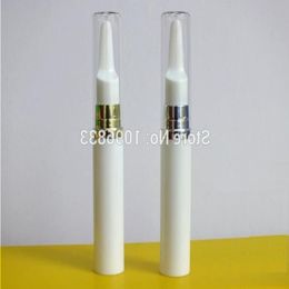 10 ml Airless Eye Serum Pen met massagekop, Cosmetics Essence Lotion -verpakkingsflessen, 10G White Bottle, 100pcs LDHCS