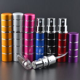 10 ML Aluminium Legering Mini Spray Parfum Fles Hervulbare Lege Glas Spray Fles Cosmetische Fles Travel Draagbare Parfum Verstuiver