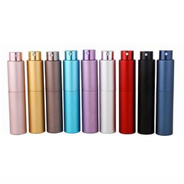 10 ML Aluminium Parfumflesje Lege Vullen Spray Parfum Verstuiver Roterende Fles