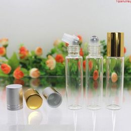 10ml balfles transparant glas voor kleine vloeibare parfum en andere verpakkingen hervulbare flesjes dekselverzending Rkdsw