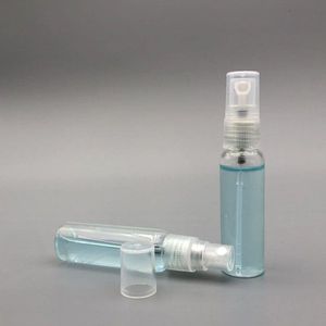 10 ml claro niebla fina atomizador mini recargable vidrio claro perfume muestra botella vacía 1/3 oz bomba cosmética atomizador vial tubo hiqwr