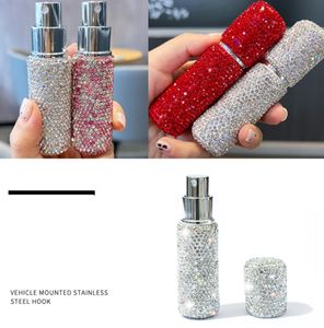 10 ml diamanten parfum decanteerfles, vacuümpershydratatie, eenvoudige reis draagbare spuitfles, verscheidenheid aan stijlen, aangepast logo ondersteund