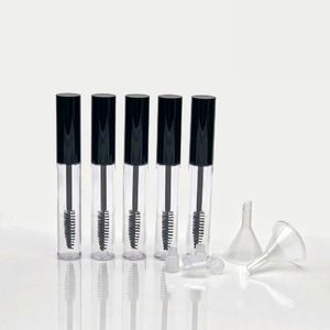 10ML 1/3Oz Lege Mascara Tube met Wimper Wand Borstel, Rubberen Inzetstukken, Trechters voor Wimpergroei Ricinusolie, DIY Make-up Mascara Container