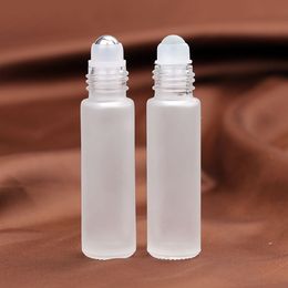 10 ml de verre givré sur bouteilles bouteille d'emballage de parfum de parfum d'huiles essentielles de 1/3 oz