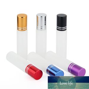 Rouleau de verre dépoli de 10 ml sur bouteille d'huile essentielle, bouteille d'échantillon de parfum vide, flacons de parfum portables, Tube de parfum Portable