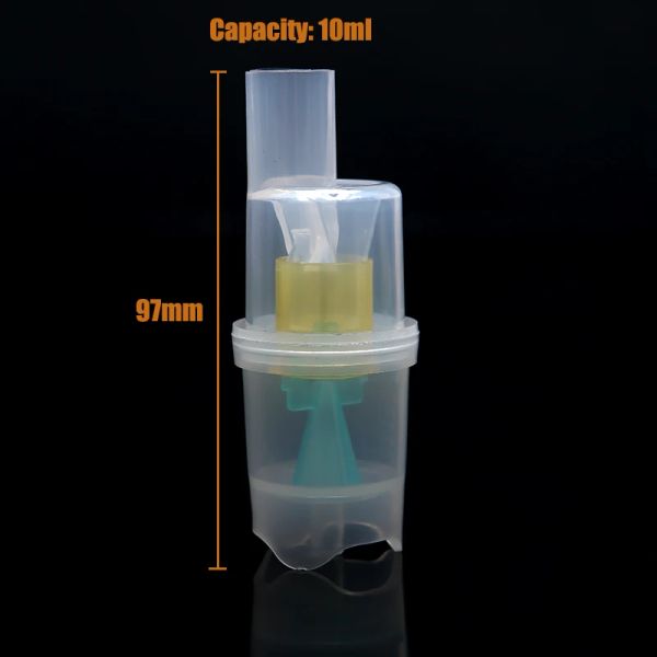 10 ml de soins de santé famille inhalateur tasse compresseur nébulizer partie injecteur de pulvérisateur atomisé