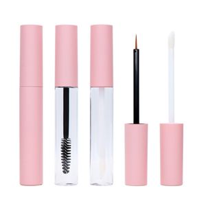 Tubes vides de brillant à lèvres de 10ML, bouteilles d'emballage, récipient cosmétique rose, rechargeable, bricolage, Mascara, Eyeliner, Tube liquide pour cils