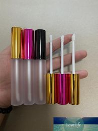 10 ml make-up lip glanst lip glazuur reflulabe fles concealer wandbuis cosmetische lipgloss lipstick container goud / zwart / fuchsia cap