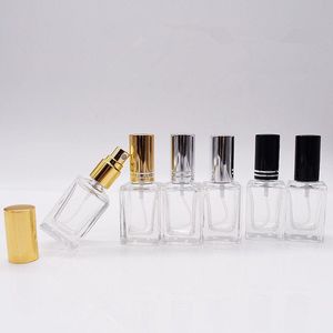 10ML Parfum Verstuiver Vierkante Glazen Geur Parfum Fles Lege Flacon Cosmetische Hervulbare Parfumfles Snelle Verzending F2245 Duusk