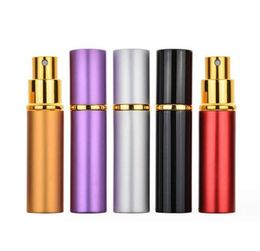 10ml Parfumflesje Aluminium Geanodiseerd Compacte Verstuiver Geurglas Geurfles Reizen Hervulbare Make-up Spuit