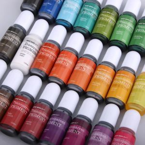 10 ml de résine pigments colorant liquide bricolage cristal uv uv moude de résine gemm huileux colorant alcool colorant bijoux de fabrication accessoires