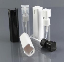 Bouteilles d'emballage carrées en plastique de 10ML, bouteille de parfum rechargeable pour femmes, atomiseur vide rechargeable de voyage de 10CC, Spray chaud SN76