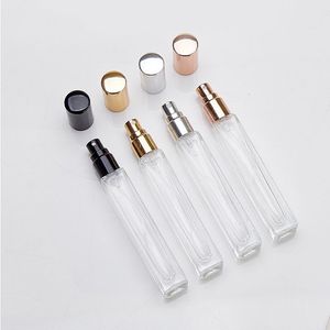 10 ml dikke glazen parfum Verstuiver Parfum Fles vierkante buis Navulbare kleine fijne mistspuitfles