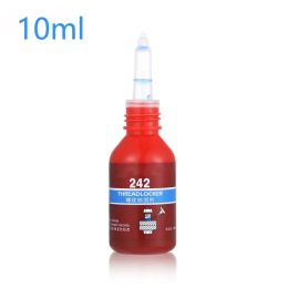 10 ml threadlocker 222/242/243/262/263/271/277/290 fluorescentie anaërobe uitharding lijm voor horlogeschroef motorfietsremmotor