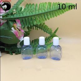 Envío gratis 10ML Transparente Plástico Azul Vacío Embalaje Botellas Nuevo Estilo Esencia Parfums Líquido Eye Drop Contenedores Cantidad Cantidad