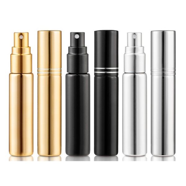 Bouteille de pulvérisation rechargeable de parfum UV de 10ml, Mini pompe Portable, conteneurs cosmétiques, atomiseur pour les essentiels de maquillage de voyage