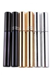 10 ml UV Placing Atomizer Mini Rechargeable Portable Perfume Bottle Papet Witchles Sample Containurs vides Gold Silver Black Couleur DHD8627389
