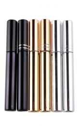 10 ml UV Placing Atomizer Mini Rechargeable Portable Perfume Perfume Bouteille Spap Samples Échantillon Conteneurs vides Couleur noire en argent DHD7363740