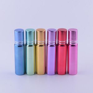 Rouleau UV de 10 ml sur des bouteilles pour l'huile essentielle dans des bouteilles rechargeables, bouteille de parfum vide de parfum de rollerball LX1193