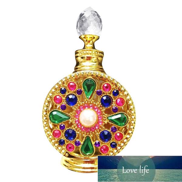 Botella de cristal de Perfume de aceite esencial Vintage de 10ml, adorno colgante, envases recargables, envases cosméticos vacíos Kosmetyki