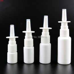 Bouteilles de pulvérisation nasales blanches de 10ml, bouteille de pulvérisation orale médicale en plastique, bouteille d'atomiseur rechargeable vide F995goods