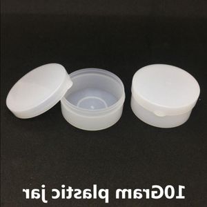 10ML Witte Plastic Cosmetische Smaple Pot 34x17MM 10Gram Grootte Crème Lege Fles Masker Containers potten Kleine Pot Hlwua