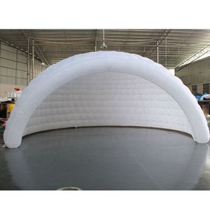 10mlx7mwx4.5mh (33x23x15ft) Circulaire LED blanc éclairé Giant Giant Dôme Air, Tentes de grande étape pour la promotion de la fête